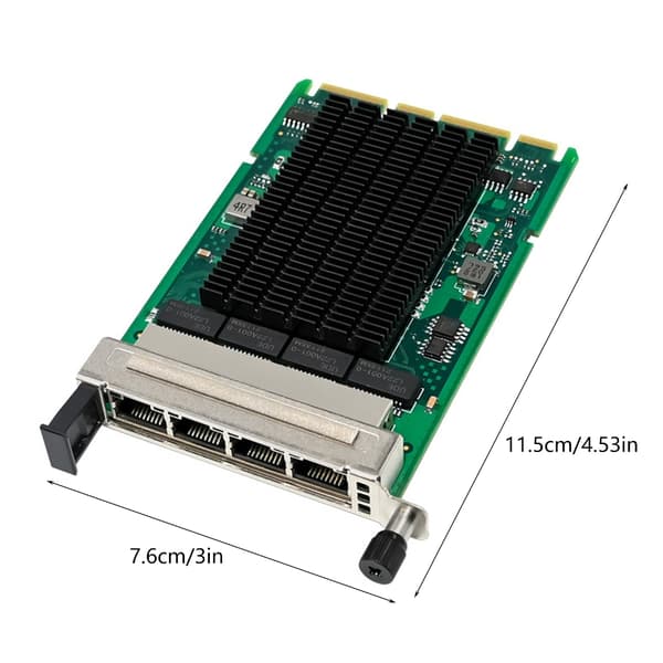 OCP3 0 I350 T4 4-portars server-NIC som stöder 802 1Q VLAN och 802 3az