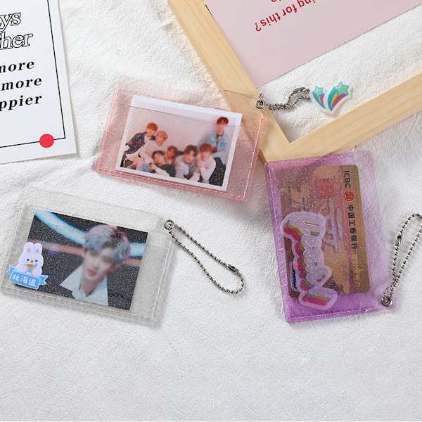 Genomskinlig handväska Crossbody-väska för kvinnor Transparent handväska White