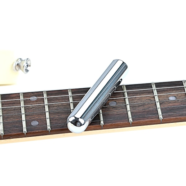 Stålgitarr Slide Tone Bar med 3 Stålfingerplektrum, Ring och Tumplektrum