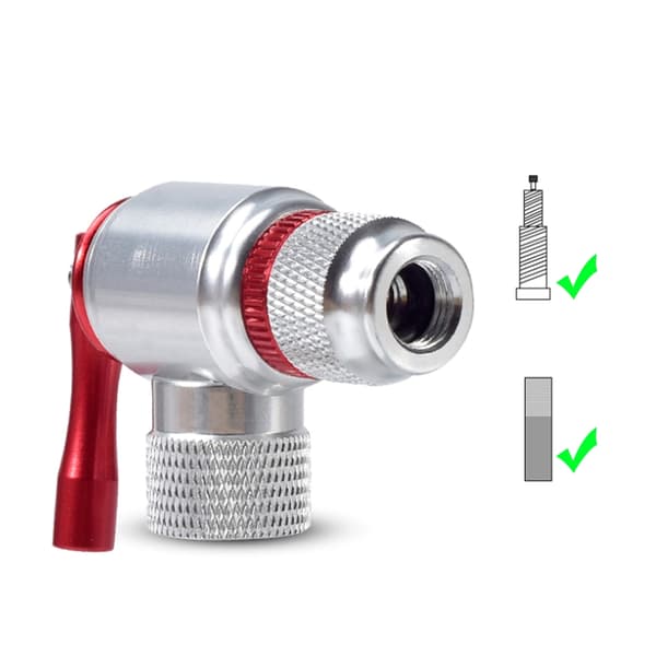 Cykelpump CO2-inflatorer Schrader & Presta-ventiler Mini cykelpump