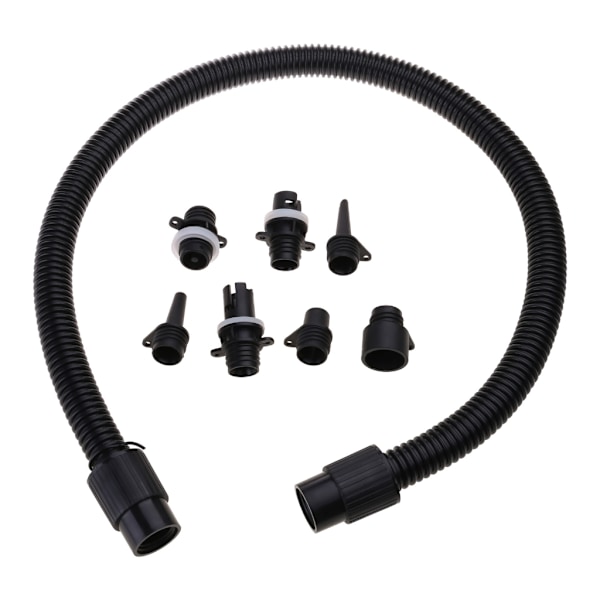 Inflatable Pumps Extension Tube Paddle Board Pumps Adapter Hose with 7 Nozzle