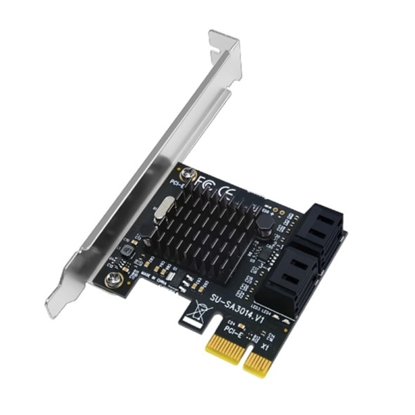 6 Gbps PCIe till SATA3.0 omvandlarkort 4-portars Sata3.0 utöka lagringskapaciteten