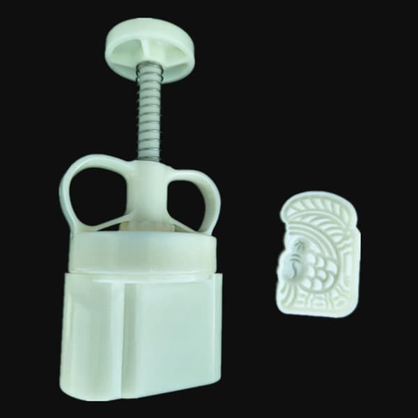 Kage Stempler Relief Mønster Månekageforme Håndtryk Månekage Maker