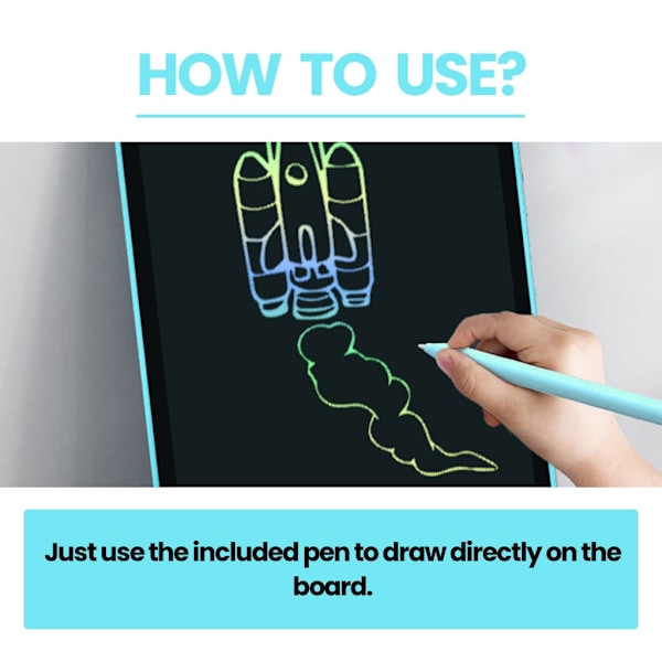 LCD kirjoitustabletti Doodles Board Magic Tablet -piirustuslevylelu lapsille aikuisille