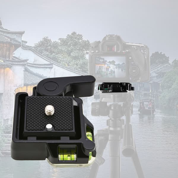 Hurtigudløserplade Camcorder Tripod Monopod Platform Stand til DSLR-kamera