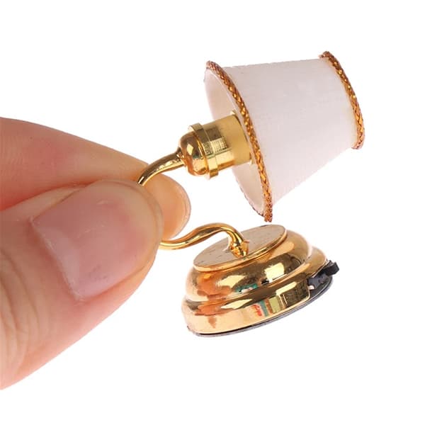 1:12 Dukkehus Væglampe Sconce Figur Belysning Legetøj til Legesæt