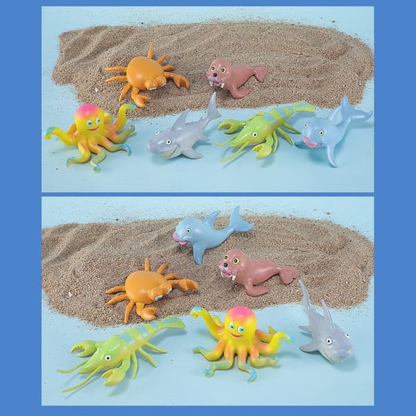 Hvalmodel Realistisk Hummer Dyrefigur til Samling og Udstilling