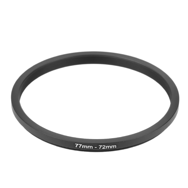 77mm till 72mm metall Step Down-ringar Linsadapter Filter Kameraverktyg Tillbehör Nytt