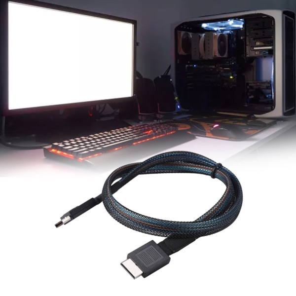 Strömlinjeformad lösning för IT-proffs SFF 8611 PCIe 4.0-kabel 50 cm