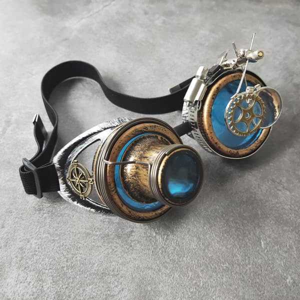 Gothic Steampunk -lasit Vintage Steampunk -lasit Lasit Gothic Cosplay -lasit