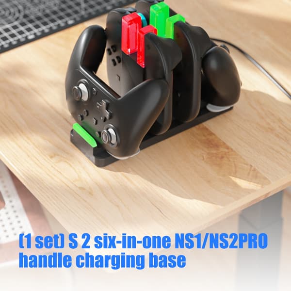 Desktop Game Controller Organiser Dock Opladningsstation til konsoller NS1 NS2