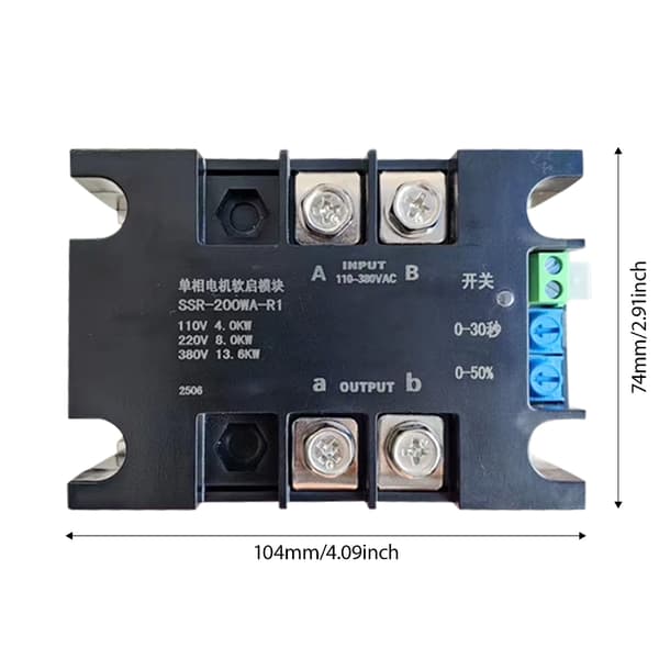 8KW Motorvarvtalsregulator Modul Litet ABS-hölje för Stark Utrustning