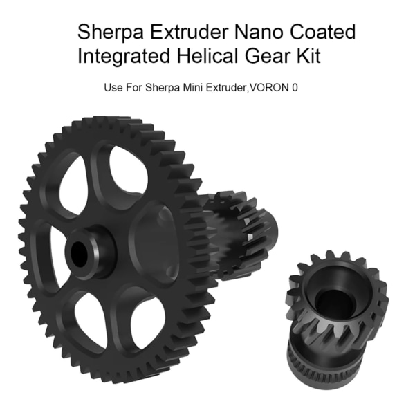 3D Printing Mini Extruder NanoCoated Helical Gear Kit OnePiece för Voron V0