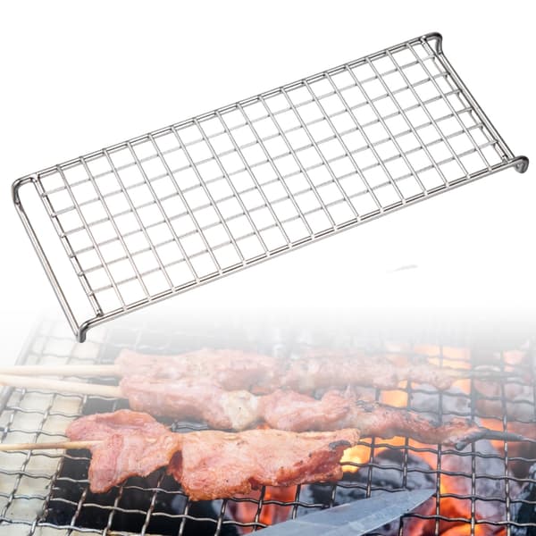 Ovnrist i rustfritt stål, netting, grillrist