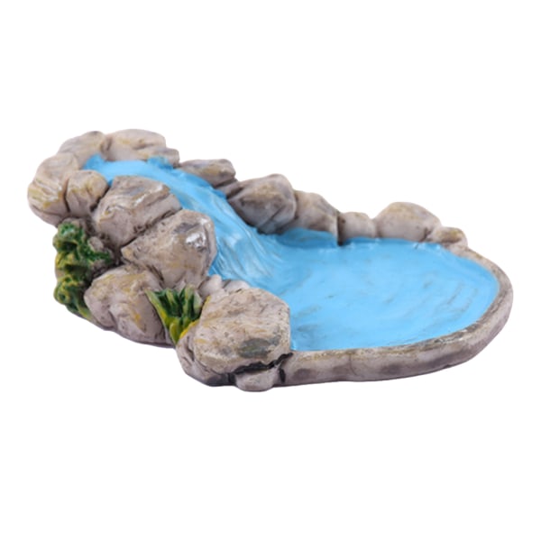 3D för Creative Natural Microlandschaft Ornament Wood Pile Lawn Mountain Water P