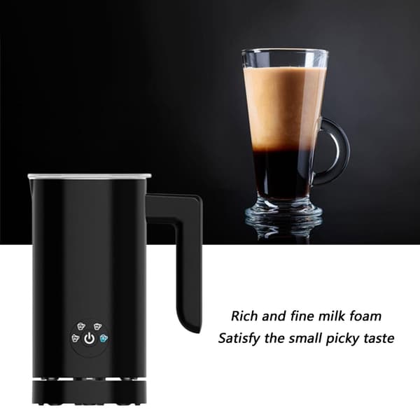 500W Elektrisk Mælkeskummer Rustfrit Stål Kaffeskummer Kaffepisker