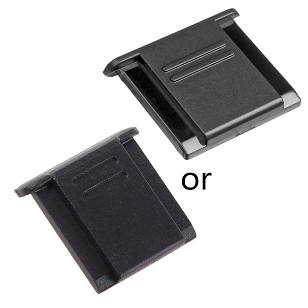 Universal svart kameralommelykt Hot Shoe Cover Cap for Panasonic for Olympus Pentax DSLR SLR Evil Camera