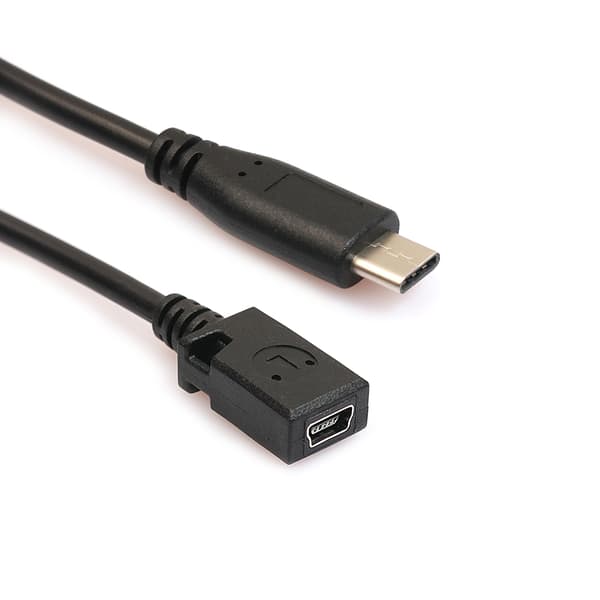 Type C USB 3.1 Han til Mini USB Hun Opladningsdatakabel til Nexus 6P