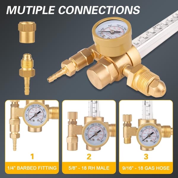 Regulatorer egnet til Argon Helium TIG-systemer