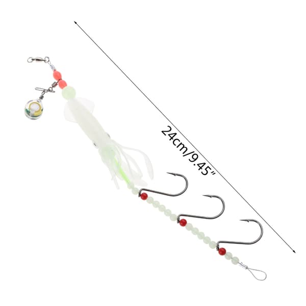 Bløde agn Squid Jigs Synkende Squid Swimbaits til Havfiskeri Ørred Shads