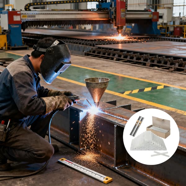 54 stk. klebersteinsskriveblyanter 2 eierbraketter metallfabrikasjon merkingsmaterialer