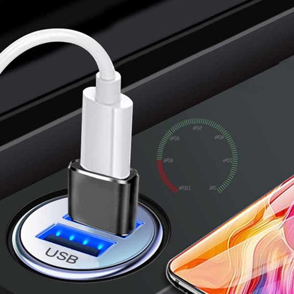 USB CREATE Hun Til USB A Han Dataoverførsel HUND Opladning Aluminium Link