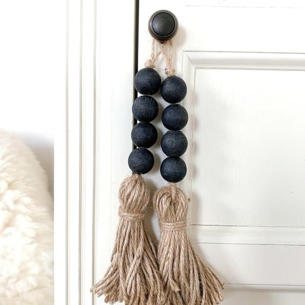 Tofs Bondgård Pärlor Rum Dekor Rustik Bröllop Vas Ornament Trä Material