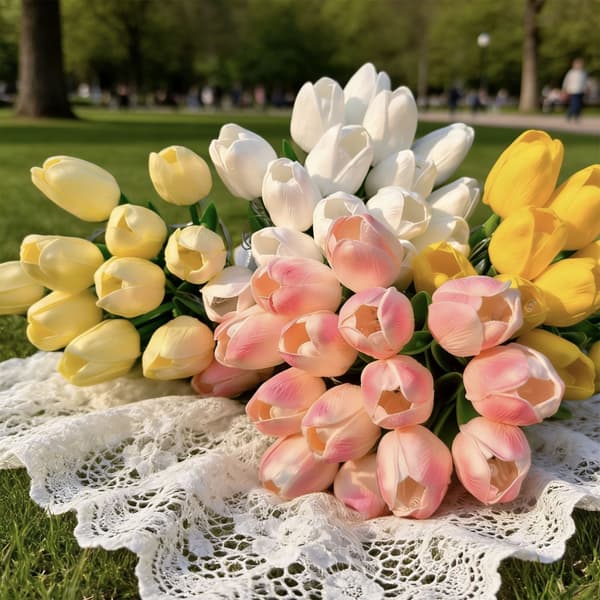 20 Stykker Dynamisk LED Blomsterdisplay Tilpasselig Stil DIY Hjemmeudstilling
