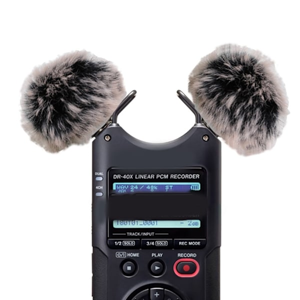 Professionel Digital Optager Mikrofon Pels Vindskærm til Tascam DR40