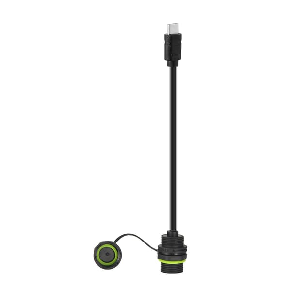 USB C 3.1 Panelmonteringsadapter IP68 1M Kabel Extremt Temperaturbeständig