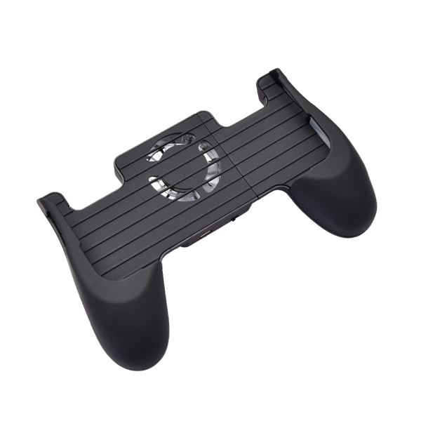 H9 Game Controller Six-Finger Joystick Game Pad Handtag Trigger för PUBG Mobile Game med Radiator Fire Button Controller Black