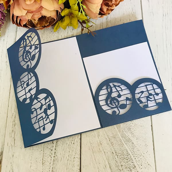 Musiknot Skärmallar Stencil Mall Kolstål Material Silver
