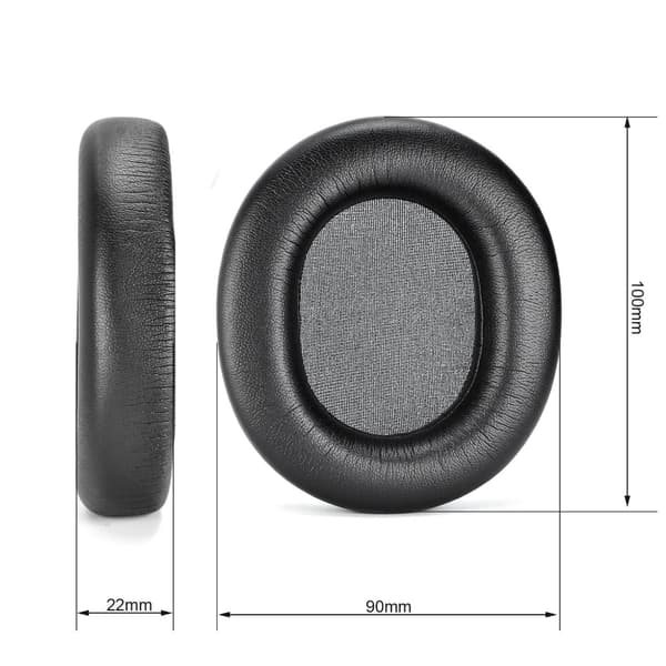 1 par gaming hodetelefon øreputer for MDR-7506 MDRV6 MDRV7 øreputer