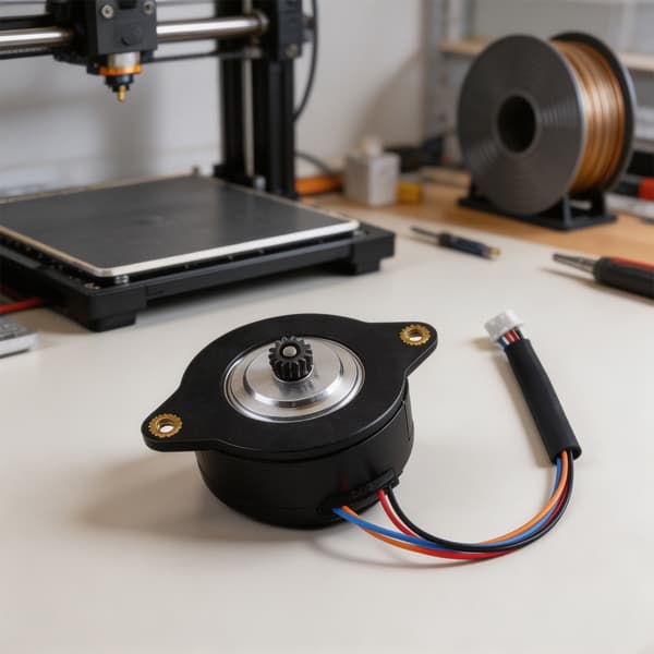 Steppermotor for Ender 5Max ekstruder vedlikehold og reparasjon