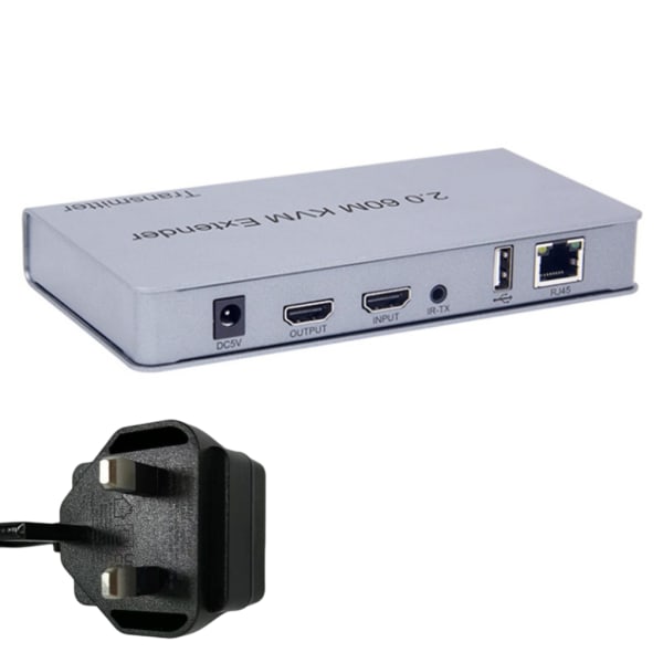 HDMI-kompatibel KVM USB Extender 1080P- 60Hz KVM USB Extender Over Cat5/6 Ethernet Kabel Signal forlængelse til 196FT/60M