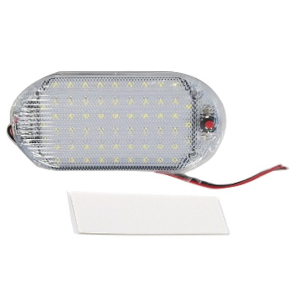 48 LED-paneelivalo auton sisätilojen lukulamppu Korkean kirkkauden ohjaamon valot kuorma-autojen matkailuautojen matkailuautojen valot 12V-85V
