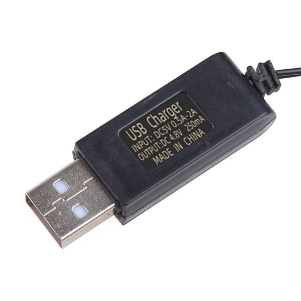 4.8V 2P Stik USB Opladerkabel 4.8V 250mA Output til Legetøjsbil