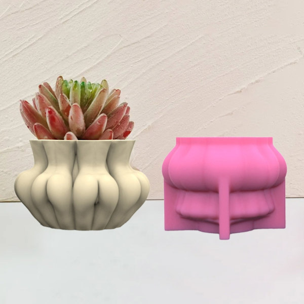 Epoxy Form Skål Sukkulent Blomsterpotte Silikone Form Spejl Harpiks Opbevaringsform