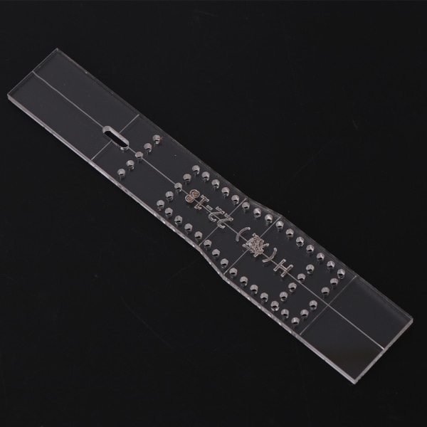 4 st/ set Transparent akryl watch Stencilmall Form gör- det -själv-läder null - 20