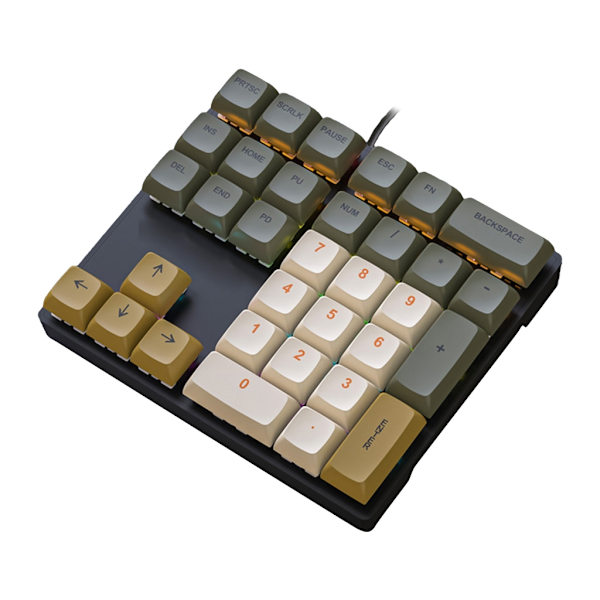 Numeriskt tangentbord med 33 tangenter med sladd USB -numeriskt tangentbord Externt numeriskt tangentbord Bärbart mini-numeriskt tangentbord för bärbar dator bärbar dator
