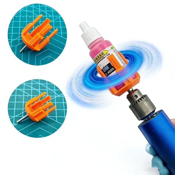 Hållbara Färgskakklämmor i Resin för 19mm 25mm Modellfärgsflaskor