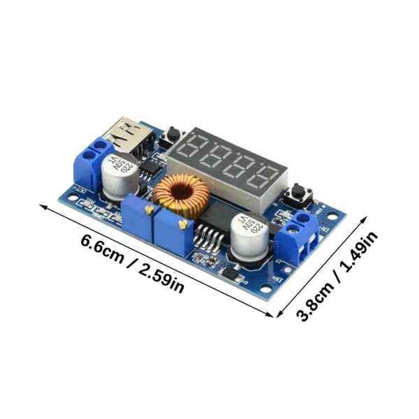 75W Justerbart Elektricitet Nedtransformering Modul 4-38V til 1.25-36V Strømforsyning