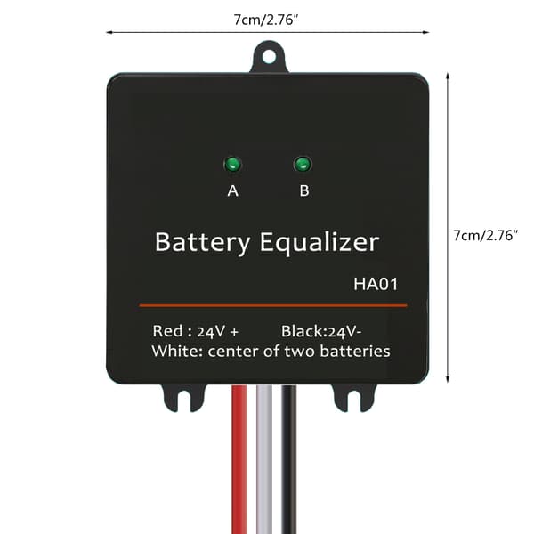 Batteribalanserare med indikator, universell batterispänningsbalanserare