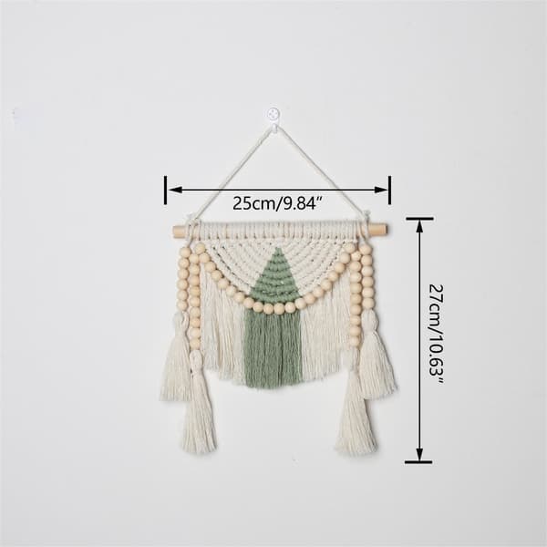 Venlige Macrame Vægtæpper Kvaster Gobeliner til Kollegieværelse Bryllup