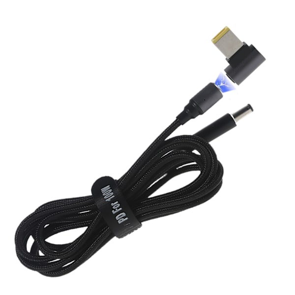 100W magnetisk power 5,5x2,1 mm till 2,5/3,5/4,0/4,5/5,5/6,0 mm fyrkantig hane för likströmssladd för Lenovo-Acer HP-Dell bärbar dator