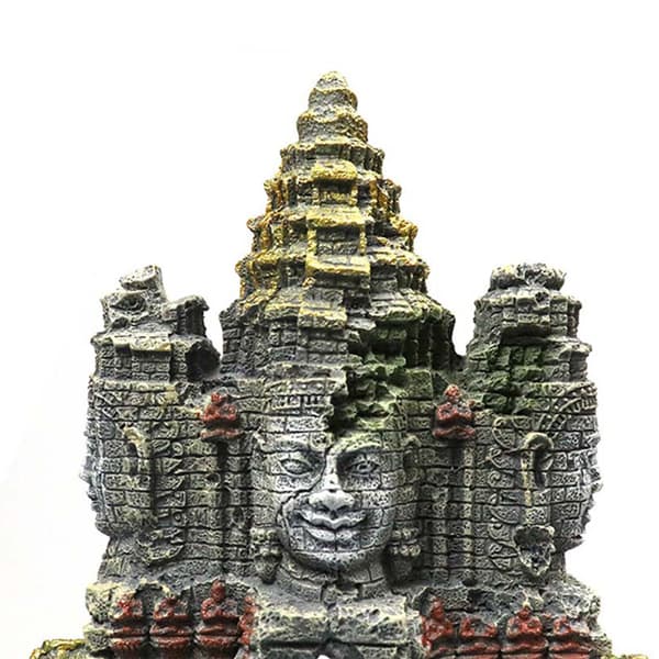 Akvarium Resin Dekoration Bodhisattva Statue Skjulested Hule til Betta Rejer