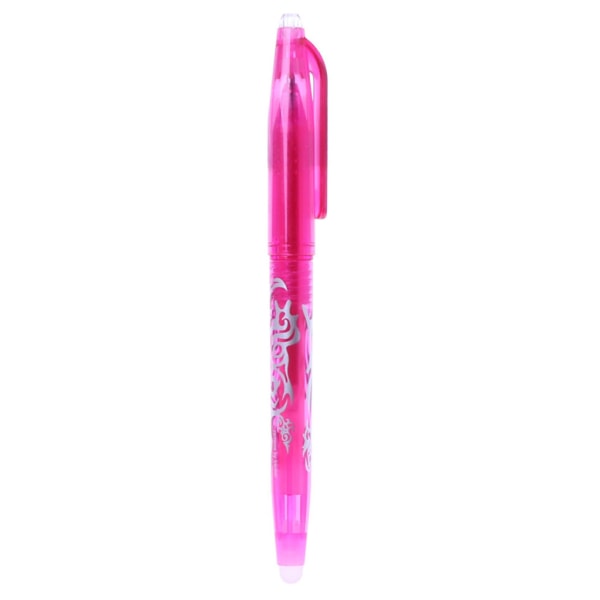 Raderbara påfyllningsbara gelbläckpennor Raderbar överstrykningspenna 0,5 mm Finpunkt, blandat färgat bläck för gör-det-själv scrapbooking Pink