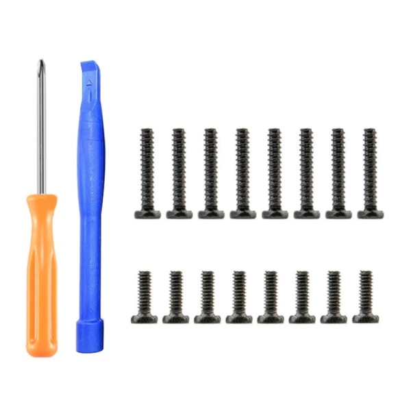 Back Case Screws Set Kit Ersättningsskruvar för SteamDeck-spelkonsolen Bakre cover Shell-skruvar med borttagningsverktyg