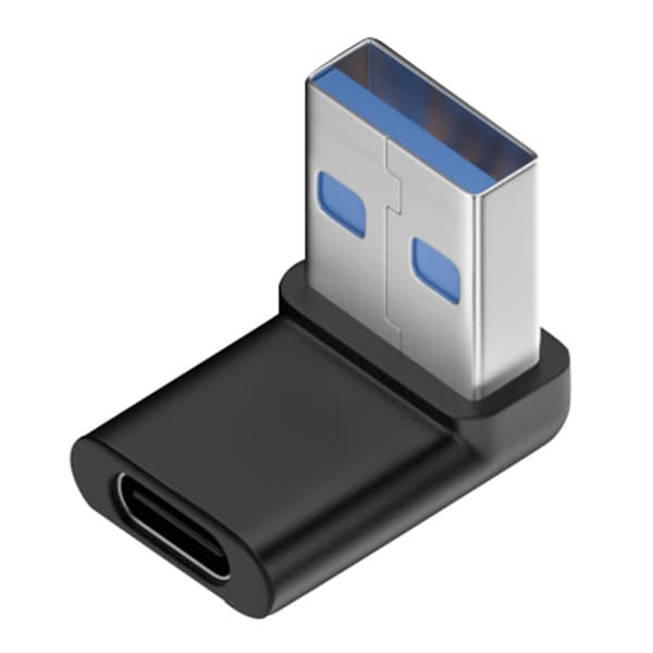 USB 3.0 hann til type C hunnadapterkontakt USB 3.0 header 90 grader opp ned
