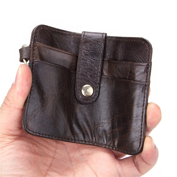 Business Purse Multi-slot Pocket lommebok for menn kvinner Purse bærbar lommebok Brown